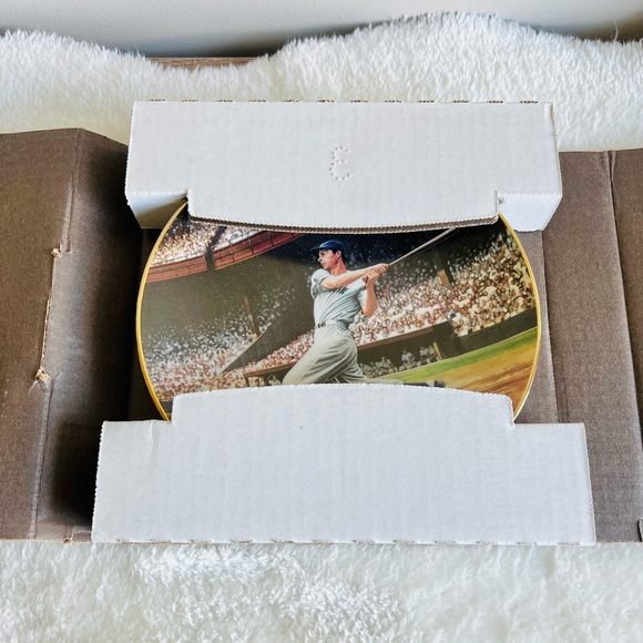 BRADFORD EXCHANGE Joe DiMaggio The Streak Collectors Plate Baseball MLB - Picture 5 of 6